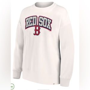⚾️ BNWOT Boston Red Sox Fanatics Branded Women's Leopard Pullover Sweatshirt!